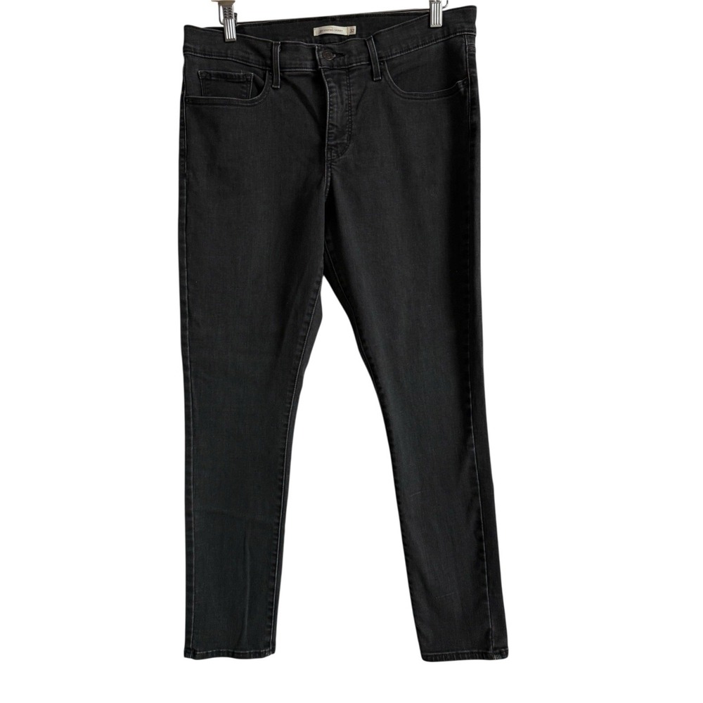 Levi's 311 Women's Shaping Skinny Mid-Rise Tummy Slimming Jeans Black Wash 32x30